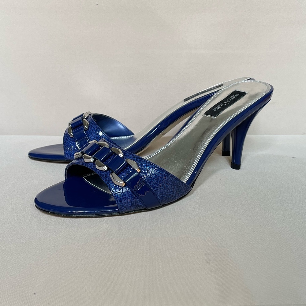 White House Black Market cobalt blue heels